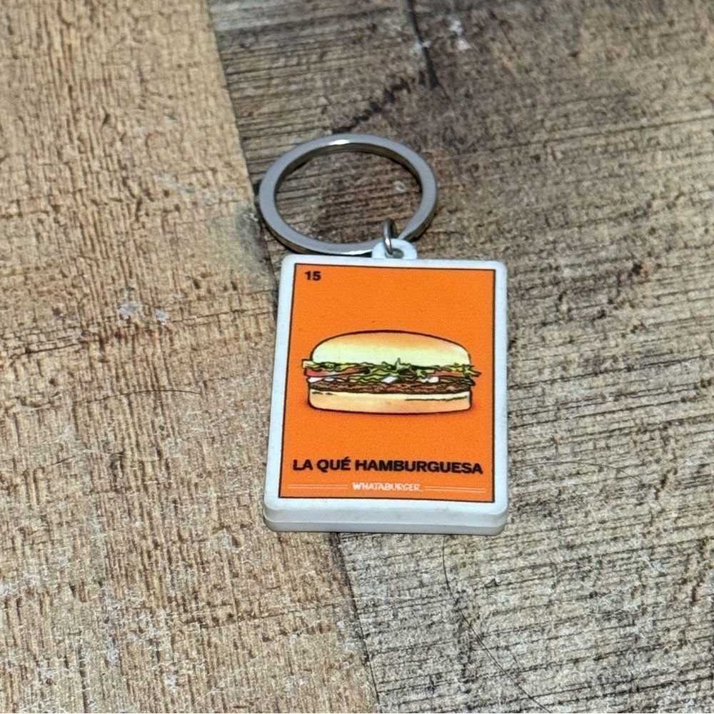WHATABURGER Keychain 2024 loteria la que hamburguesa 
Good pre owned condition